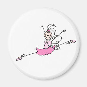 Pink Angel Ballerina Magnet Magneet