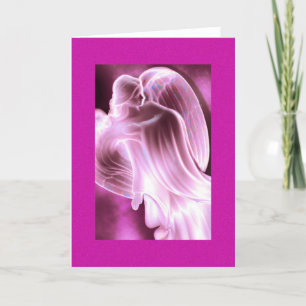 Pink Angel Wenskaart Kaart