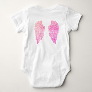 Pink Angel Wings Romper