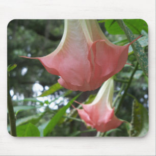 Pink Angels trompetbloemen Muismat