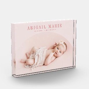 Pink Arch Baby foto Keepsake