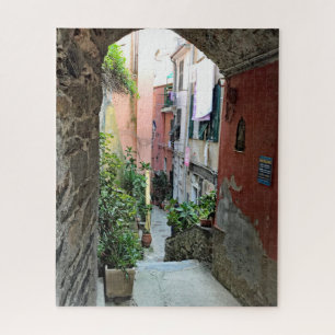 Pink Arched Doorway naar Vernazza Italië Legpuzzel