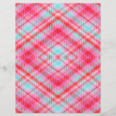 Pink Argyle Bulk Scrapbook Paper Pages Flyer (Achterkant)