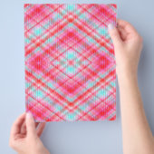 Pink Argyle Bulk Scrapbook Paper Pages Flyer (Hand)