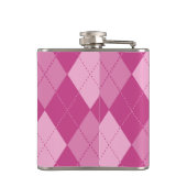 Pink Argyll Heupfles (Achterkant)