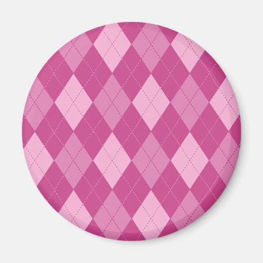 Pink Argyll Magneet (Voorkant)