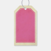 Pink art déco potion d'amour apothecaire étiquette (Dos)