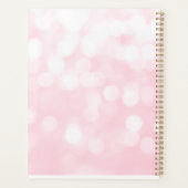 Pink Auteur Planner Avec Couverture De Livre Image (Dos)