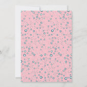 Pink avec diamants Invitations d'anniversaire (Dos)