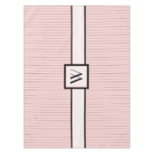 Pink avec nappe à rayures noires (Devant)