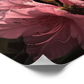 Pink Azalea Flowers Art Imprimer Poster (Coin)