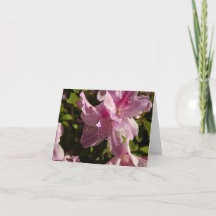 Pink Azalia Shadow Fairy Kaart