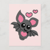 Pink Baby Bat Briefkaart (Voorkant)