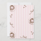 Pink Baby Is Brewing Coffee Baby Shower Invitation (Dos)