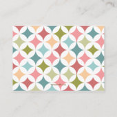 Pink Baby shower Livre Insérer carte de demande po (Dos)