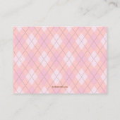 Pink Baby shower Livre Insérer carte de demande po (Dos)