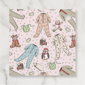 Pink Baby's eerste kerstcadeau Labels (Achterkant)