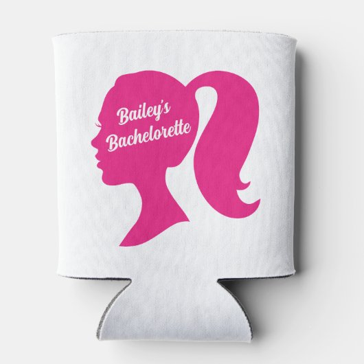 Pink Bachelorette Blikjeskoeler (Achterkant)