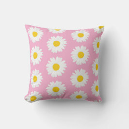 Pink Background Throw Pillows Kussen