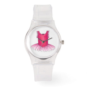 Pink Ballet Tutu Ballerina Dancer Dance Watch Horloge
