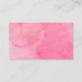 Pink Balloon Maman Bébé Eléphant cartes de tombola (Dos)