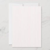 Pink Baseball Preppy Crest Premier invitation (Dos)
