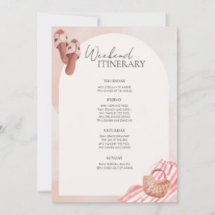 Pink Beach Bachelorette Party Weekend Itinerary Kaart