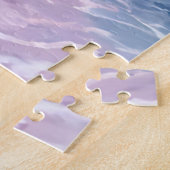 Pink Beach Ocean Shore Painted Legpuzzel (Zijkant)