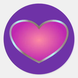 Pink Beat Ronde Sticker