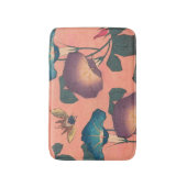 Pink Bee Flower Classic Hokusai Art Badmat (Voorkant Verticaal)