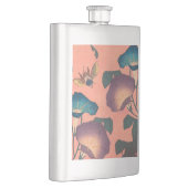 Pink Bee Flower Classic Hokusai Art Flacon (Rechts)