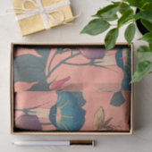 Pink Bee Flower Classic Hokusai Art Tissuepapier (Geschenk)