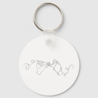 pink-belofte sleutelhanger