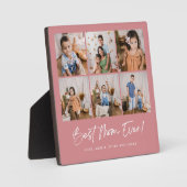 Pink Best Mom Ever Six Plaque photo (Recto)