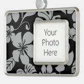 PINK BIKINI (BLACK/GRAY) VERZILVERD KADER ORNAMENT (Links)