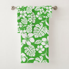 PINK BIKINI (GRAS GROEN) BAD HANDDOEK