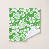 PINK BIKINI (GRAS GROEN) BAD HANDDOEK (Wasdoekje)