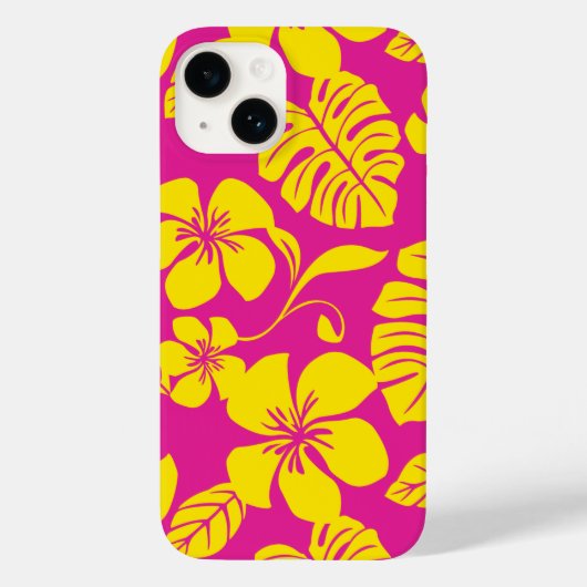 PINK BIKINI (HOT PINK/GEEL) Case-Mate iPhone CASE (Achterkant)