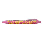 PINK BIKINI (HOT PINK/GEEL) ZWARTE INKT PEN (Bovenkant)
