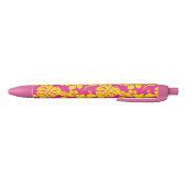 PINK BIKINI (HOT PINK/GEEL) ZWARTE INKT PEN (Bodem)