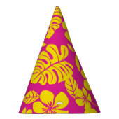 PINK BIKINI (HOT PINK/YELLOW) PET PARTIJ FEESTHOEDJES (Rechts)