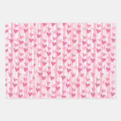 Pink Birthday Wrapping Paper Flat Sheet Set of 3 (Voorkant 3)