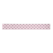 Pink & Black Bow Gift Wrapping Lint (Voorkant)
