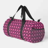 Pink Black Buffalo Heart Plaid Plunjezak (Rechterhoek)