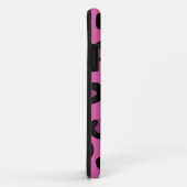 Pink Black Leopard Mate ID™ iPhone 5 Coque (Dos/Droite)