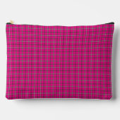 Pink Black Plaid Classic Pattern Bright Etui (Voorkant)