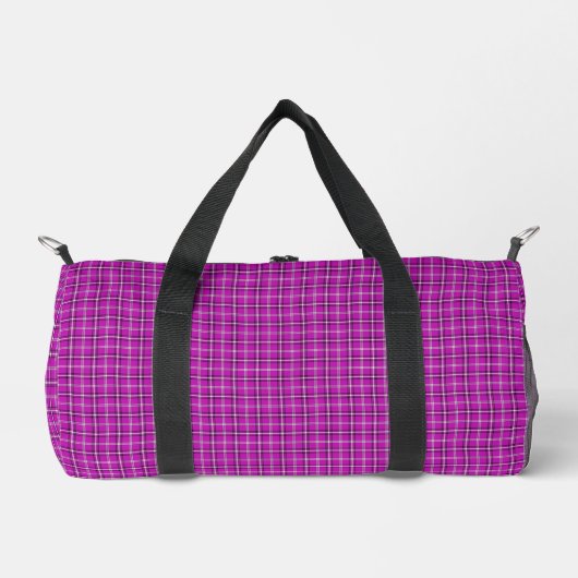 Pink Black Plaid Classic Pattern Plunjezak (Voorkant)
