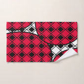 Pink Blob Harlequin Bad Handdoek (Handdoek)