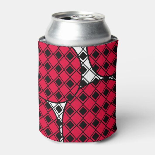 Pink Blob Harlequin Blikjeskoeler (Blikje Voorkant)