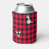 Pink Blob Harlequin Blikjeskoeler (Blikje Achterkant)